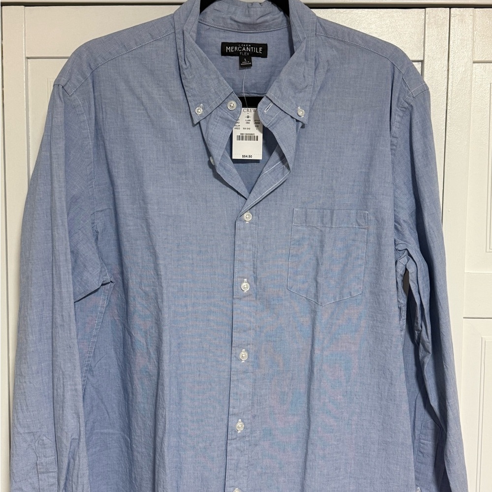 J. Crew Blue Casual Button Down Shirt